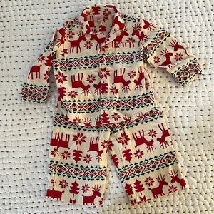Hanna Andersson Toddler Flannel Holiday Pajamas